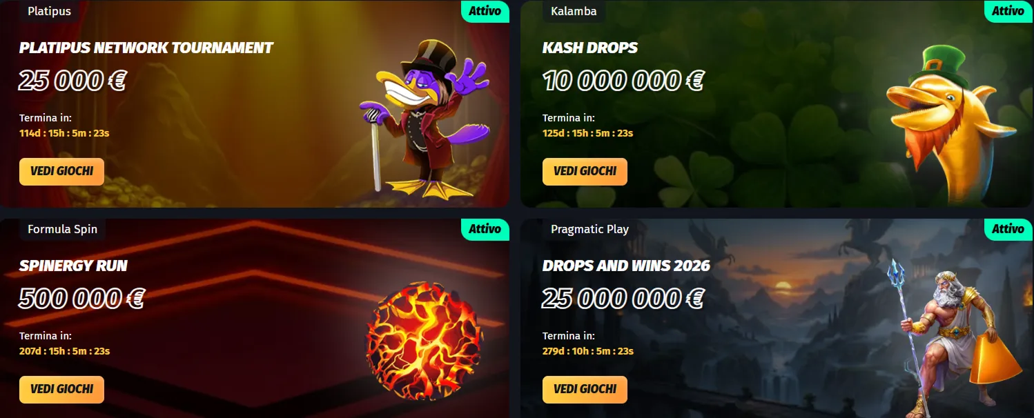 Inventario giochi: oltre 4.000 titoli da 80 fornitori Inventario giochi: oltre 4.000 titoli da 80 fornitori